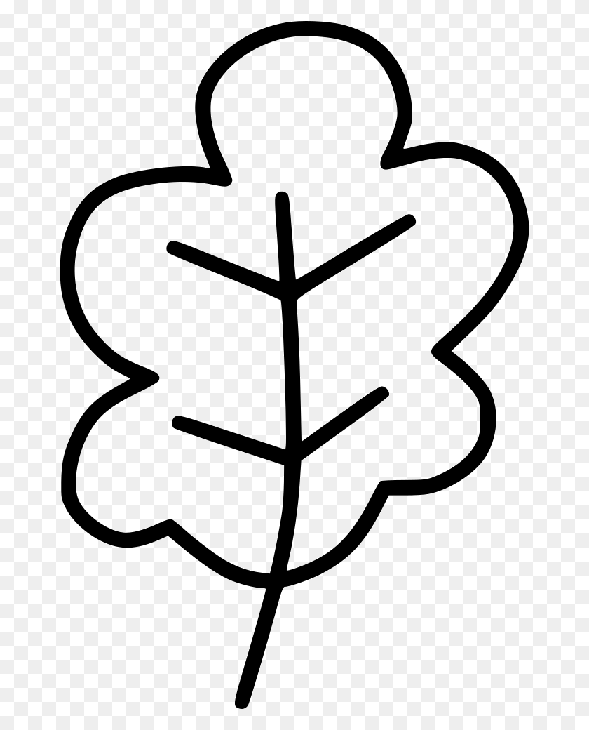 670x980 Oak Leaf Leaves Autumn Dry Tree Png Icon Free Download - Oak Leaf Clip Art
