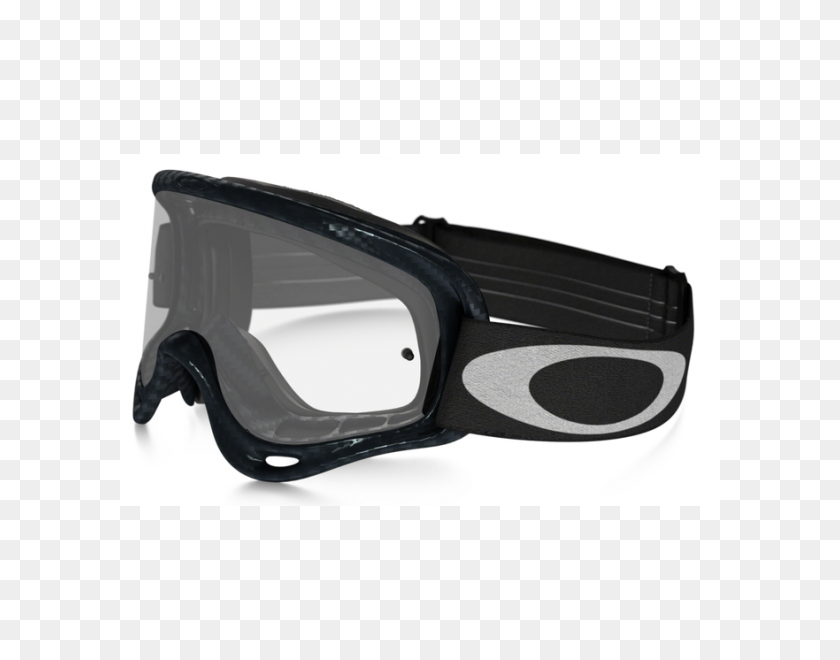 600x600 Oakley O Frame Mx Carbon Fiber Clear Goggles - Carbon Fiber PNG