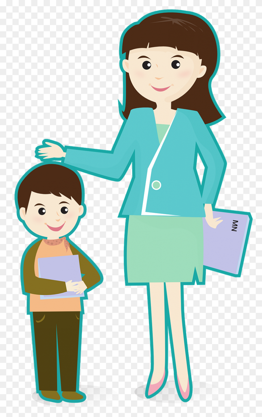 784x1280 Obey Clipart Teacher And Student - Obey Clipart