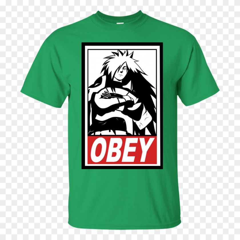 1155x1155 Obey Madara Uchiha T Shirt Men - Madara Uchiha PNG