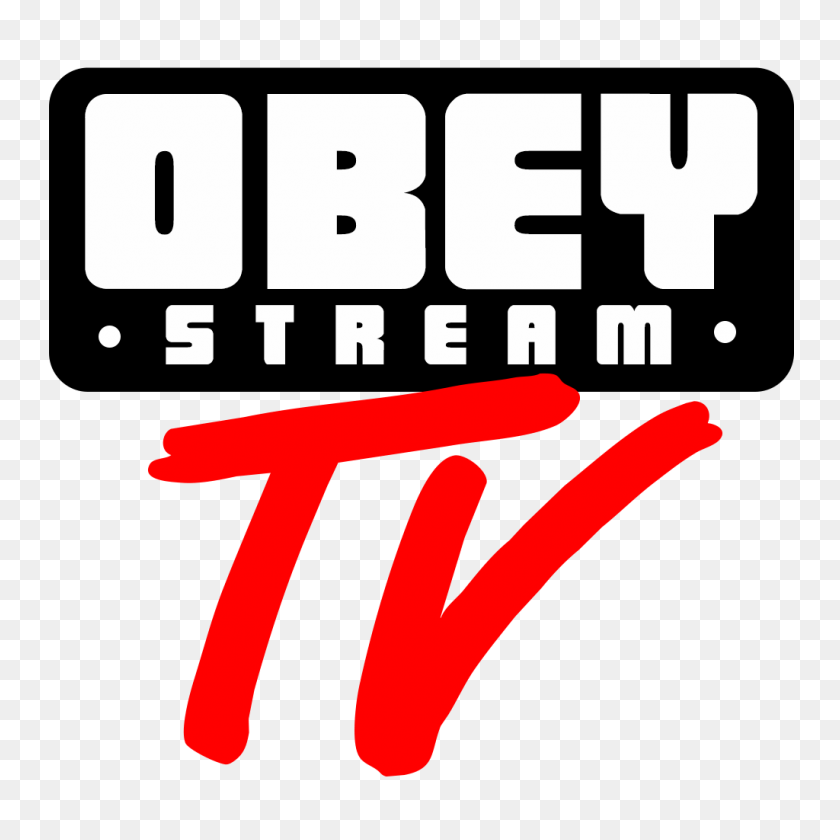 1024x1024 Obey Stream Tv - Obey PNG