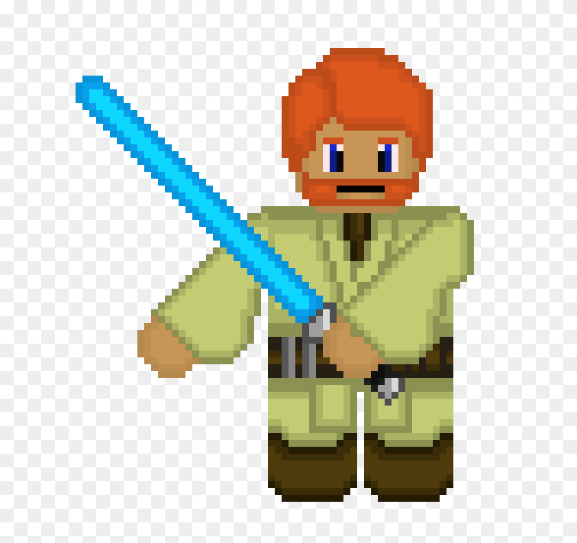 660x730 Obi Wan Kenobi Pixel Art Maker - Obi Wan Kenobi Clipart