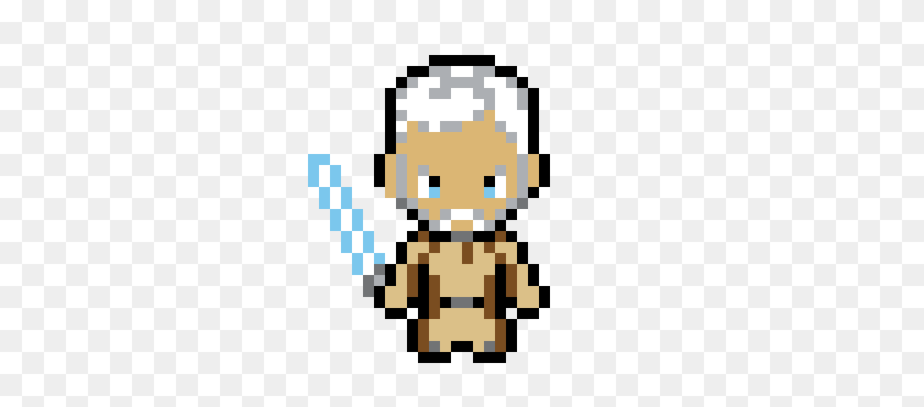 320x310 Obi Wan Kenobi Pixel Art Maker - Obi Wan PNG