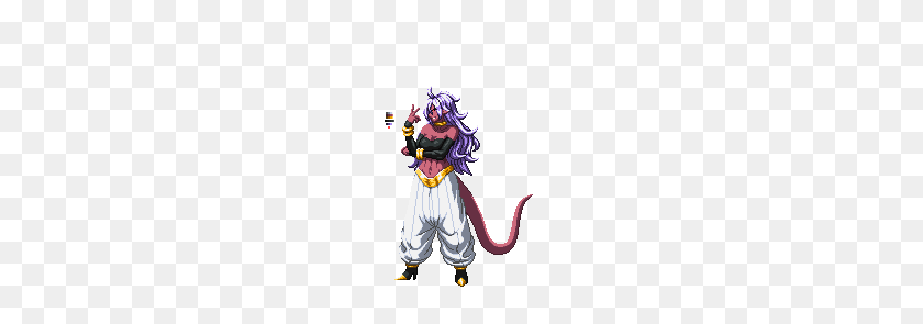 145x235 Sprite De Android Oc Majin - Android 21 Png