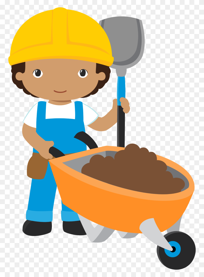 772x1080 Occupation Clip In Construction - 2nd Birthday Clipart