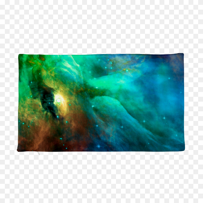 1000x1000 Ocean In The Orion Nebula Premium Pillow Case Only - Nebula PNG