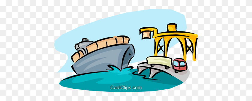 480x278 Ocean Transport Royalty Free Vector Clip Art Illustration - Ocean Clipart