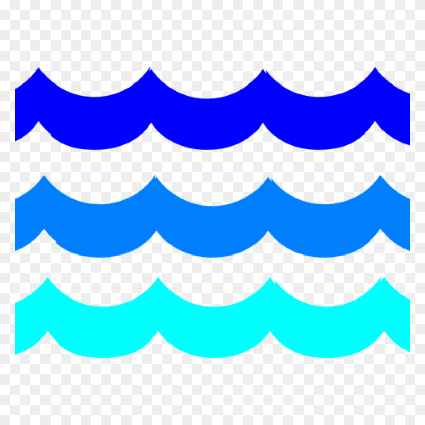 1024x1024 Ocean Waves Clipart Water Pool Бесплатная Векторная Графика - Pool Clipart