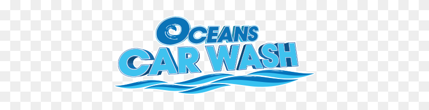 394x156 Oceans Car Wash Of Fort Lauderdale Sitio Web - Car Wash Logotipo Png