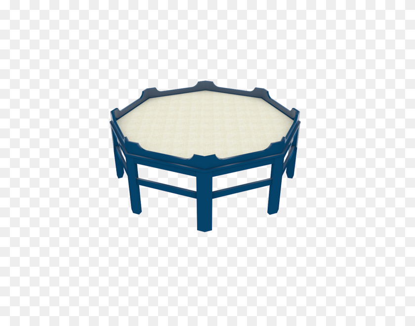 600x600 Octagon Coffee Table With Architectural Details - Coffee Table PNG