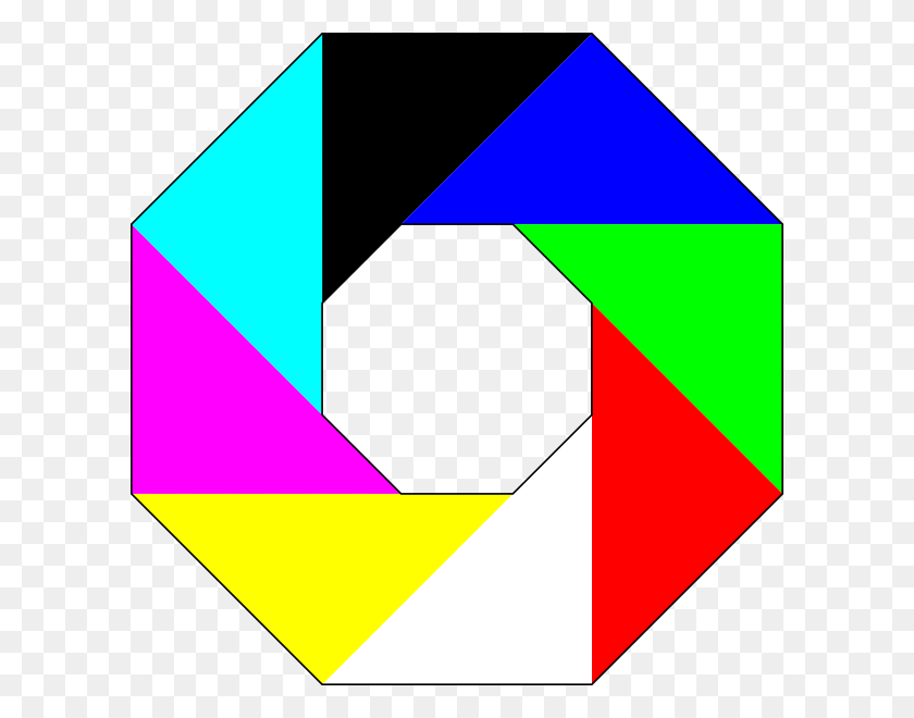 600x600 Octagon Pattern Colorful Octagon Clip Art Vector - Pattern Blocks Clipart