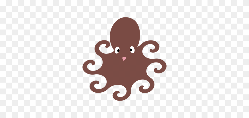 340x340 Octopus Black And White Ocean Computer Icons Marine Life Purple - Octopus Black And White Clipart