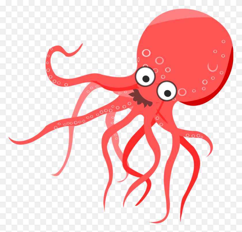 785x750 Форматы Изображений Комиксов Из Мультфильма Осьминога - Octopus Clipart