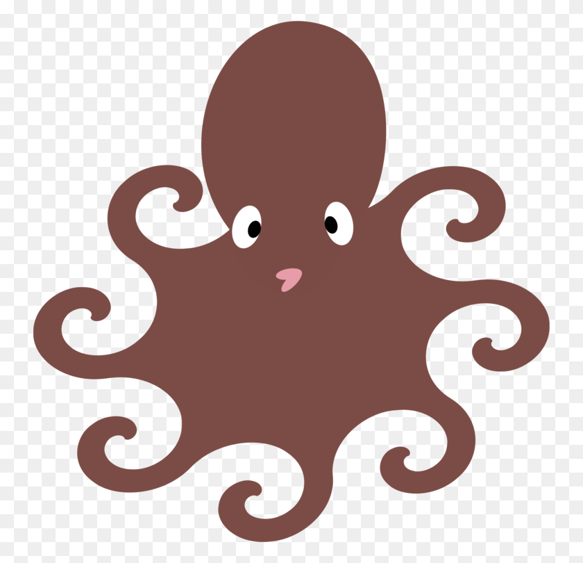 744x750 Octopus Cephalopod T Shirt Invertebrate Computer Icons Free - Tentacle Clipart