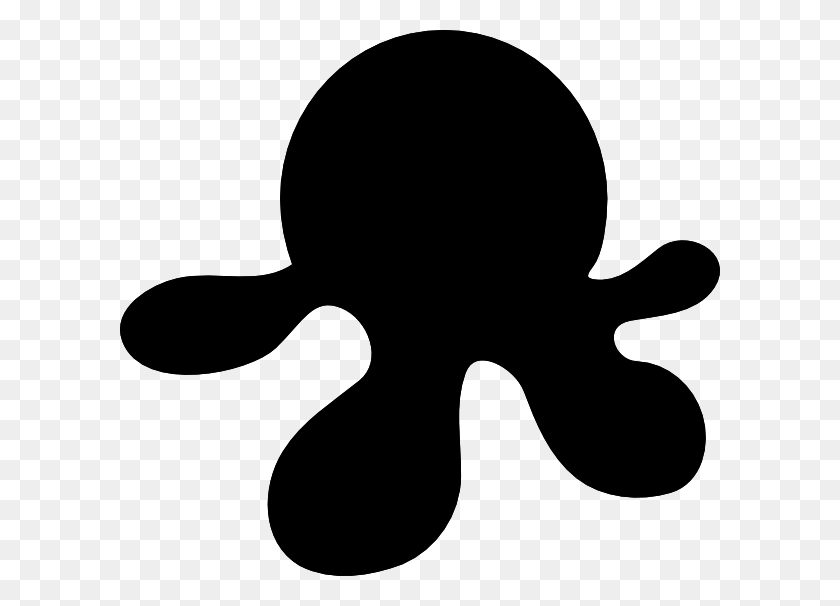 600x546 Octopus Clip Art - Octopus Black And White Clipart