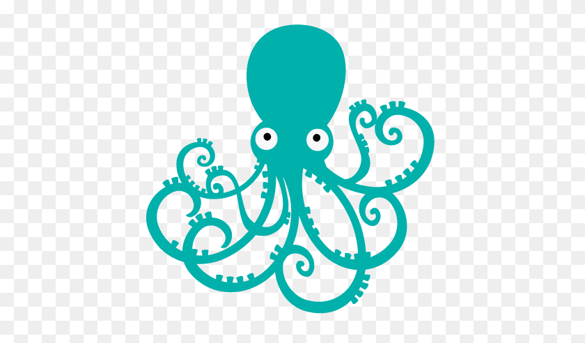 432x432 Octopus Clipart Image - Octopus Clipart Black And White