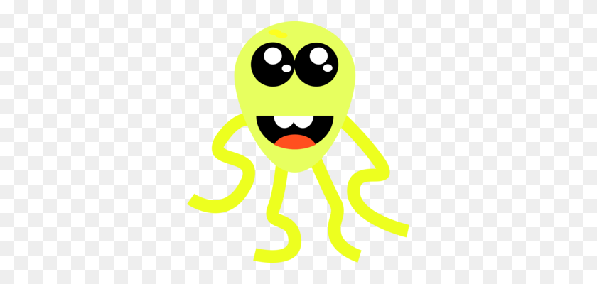313x340 Octopus Computer Icons Monkey Smiley Robot - Robot Clipart Free