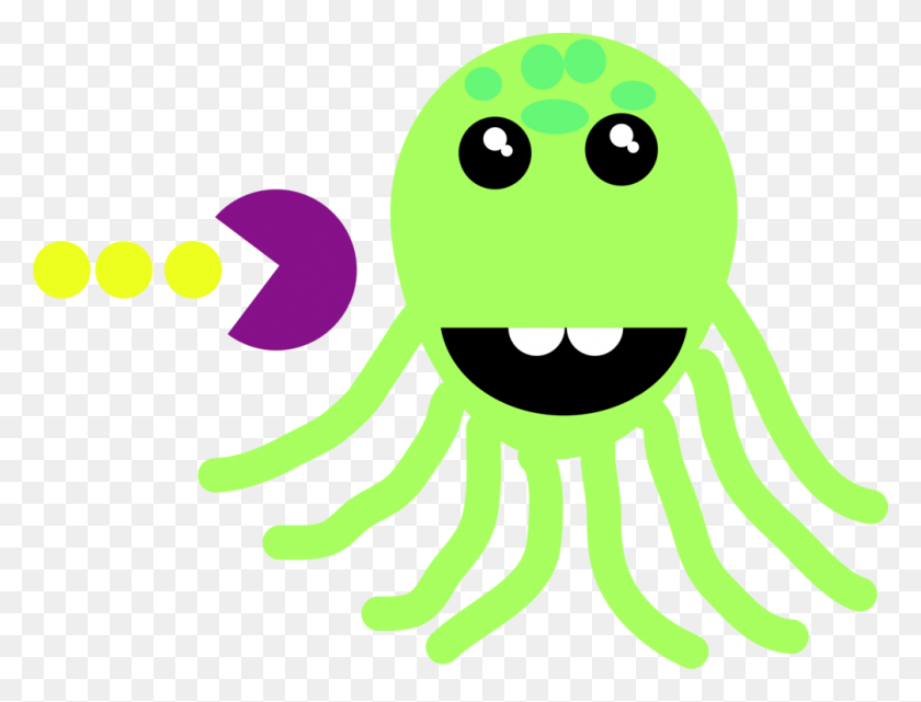 1006x750 Octopus Computer Icons Squid Cephalopod Smiley - Cuttlefish Clipart