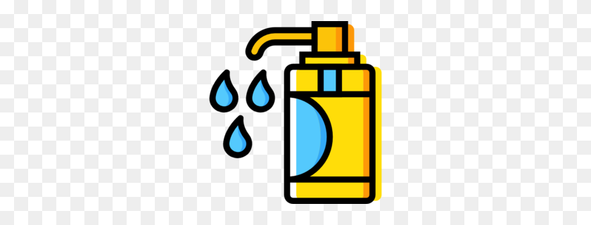 260x260 Of Body Wash Bottles Clipart - Washing Hair Clipart