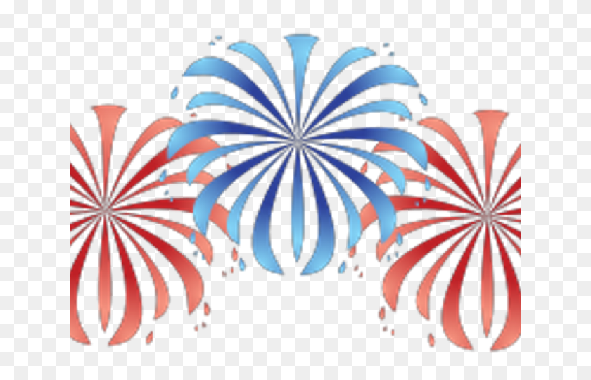 640x480 Of July Fireworks Clipart - Fireworks PNG
