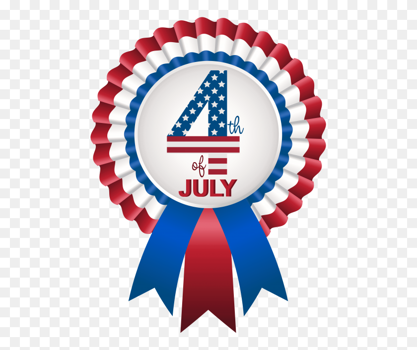 481x646 Of July Rosette Png Image Png - 4th Of July PNG