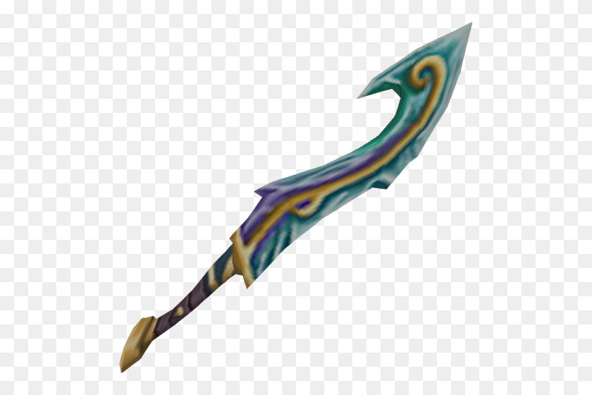 502x500 Off Hand Attuned Crystal Dagger - Crystal PNG