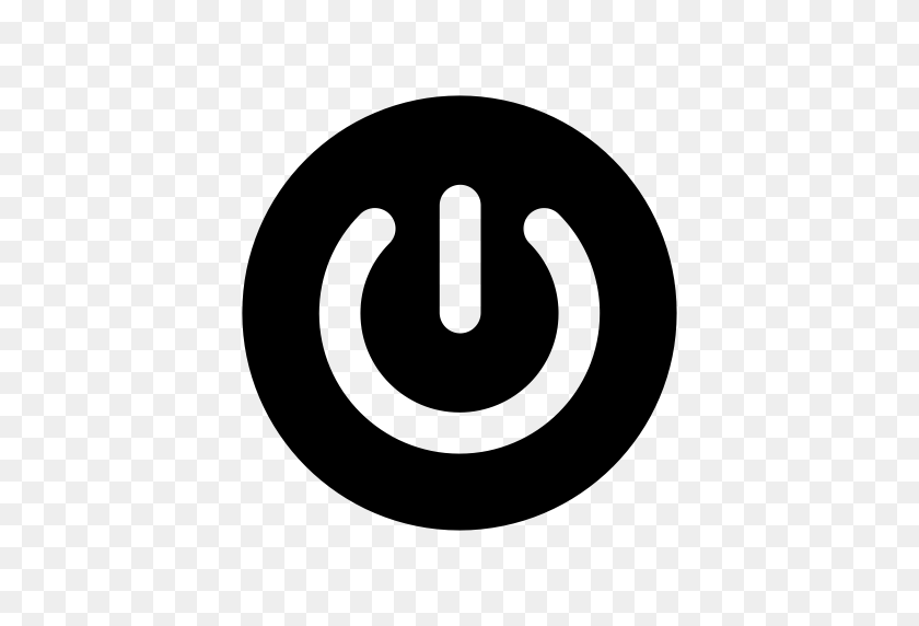 512x512 Off, On, Power, Switch Icon - Off White Logo PNG