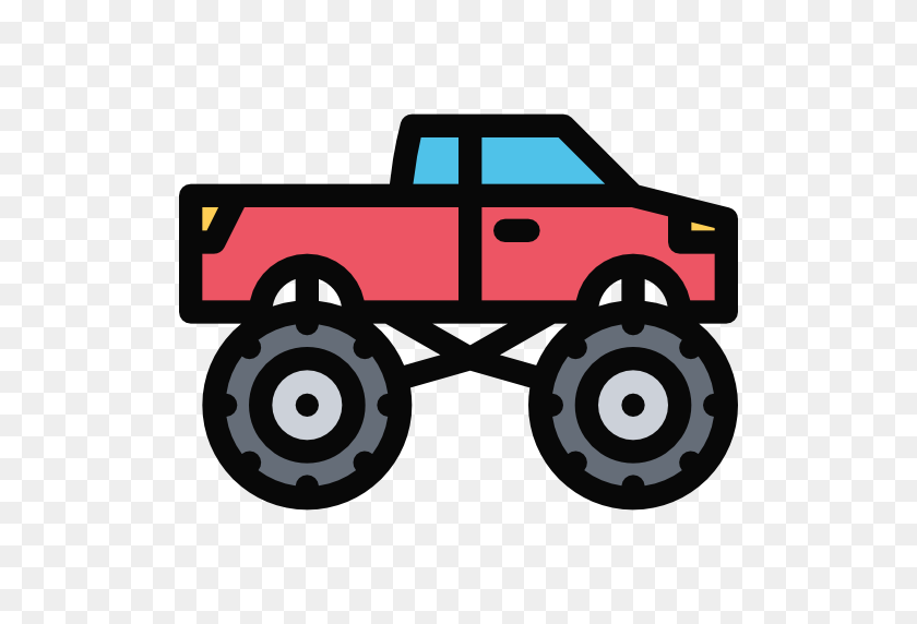 512x512 Off Road - Monster Truck PNG