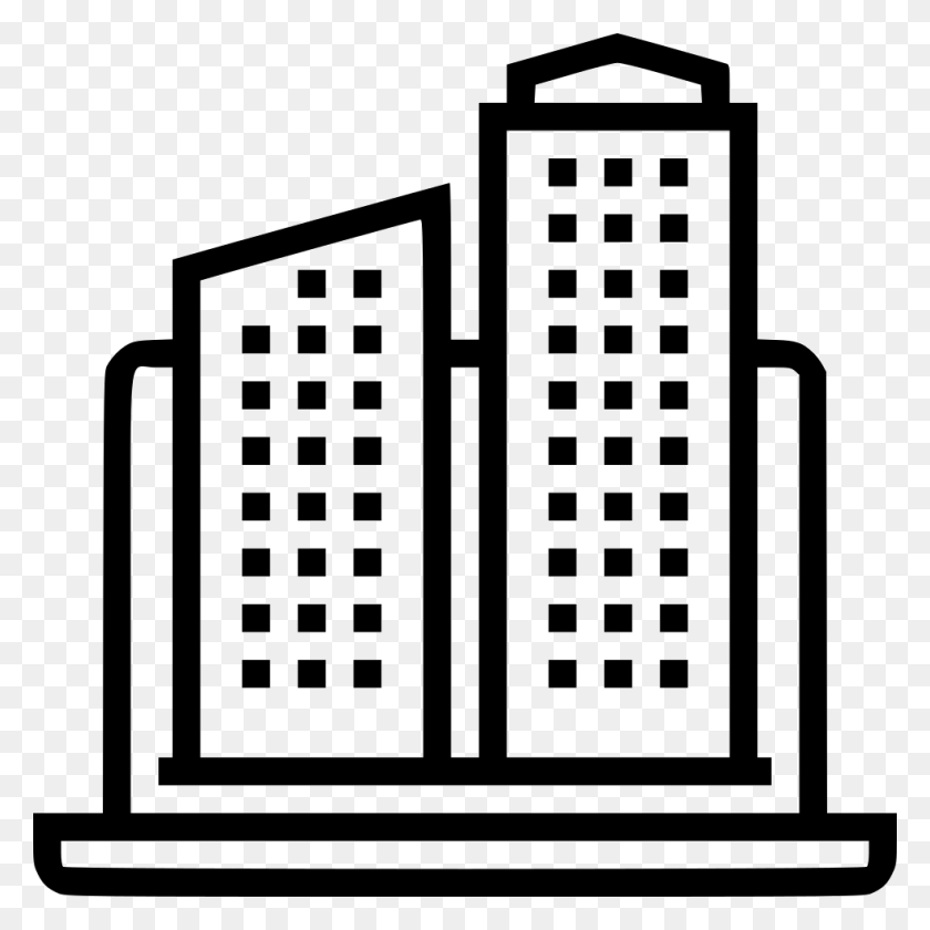 980x980 Office Building Png Icon Free Download - Destroyed Building PNG