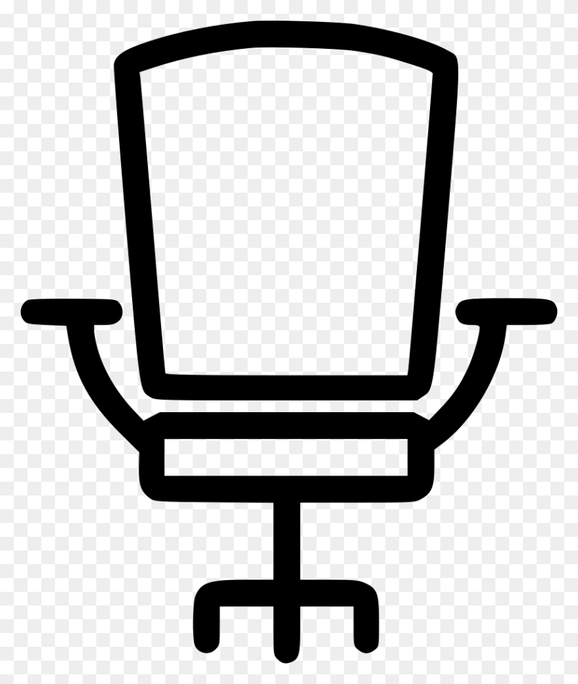 818x980 Office Chair Png Icon Free Download - Office Chair PNG