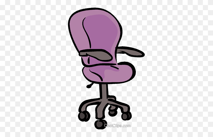 303x480 Office Chair Royalty Free Vector Clip Art Illustration - Office Chair Clipart