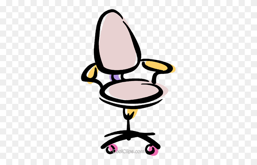 309x480 Office Chairs Royalty Free Vector Clip Art Illustration - Office Chair Clipart