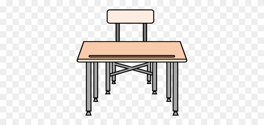 352x340 Office Desk Chairs Furniture Table - End Table Clipart