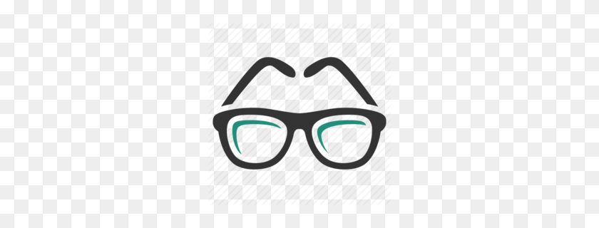 260x260 Office Eyeglasses Clipart - Eye Glasses Clipart