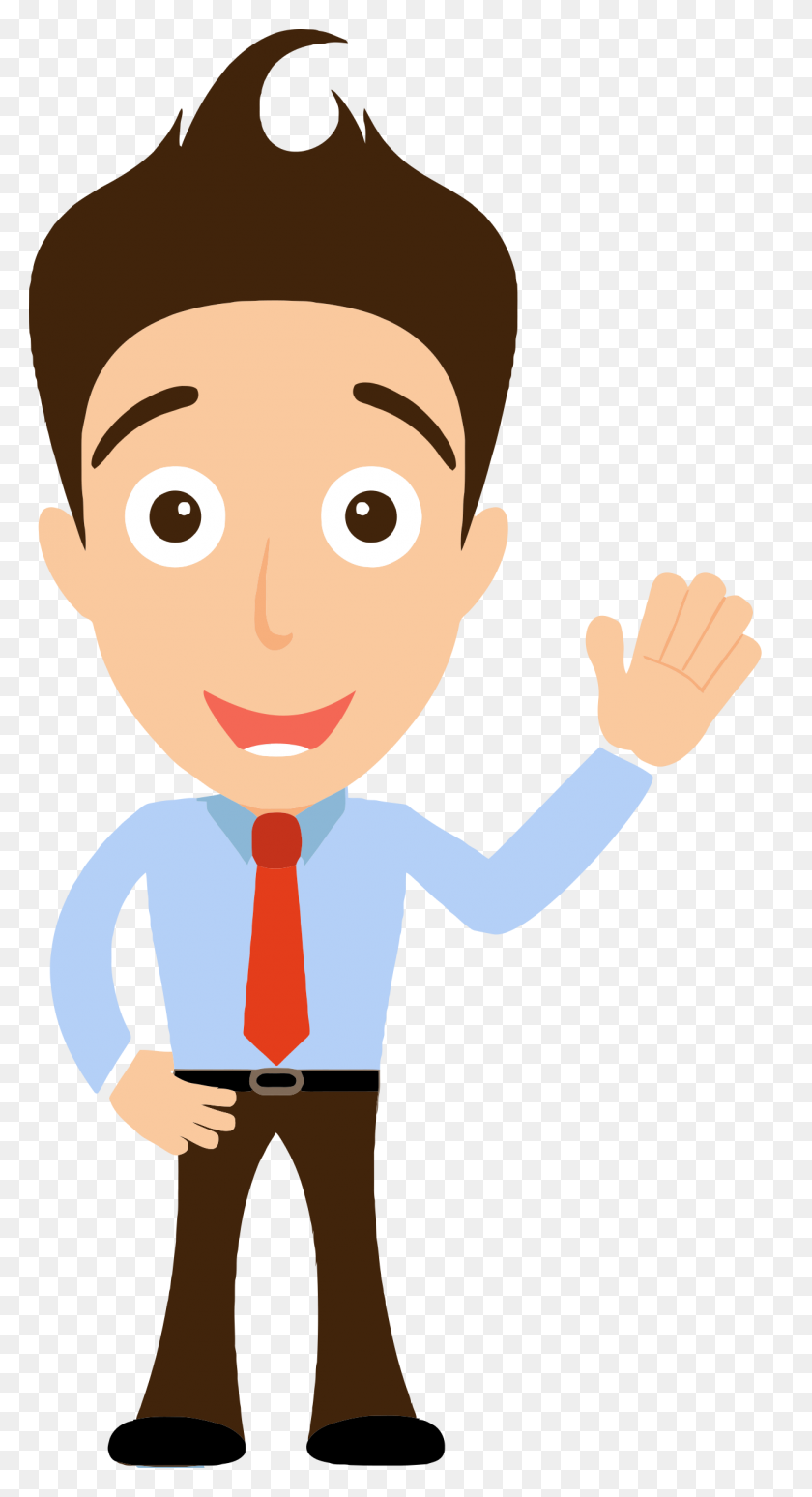 1258x2400 Office Man Clipart Png Clip Art Images - Person On Phone Clipart