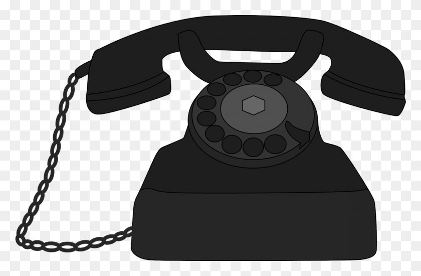 1200x755 Офисный Телефон Клипарт Черно-Белый - Офисный Клипарт Черный И Белый