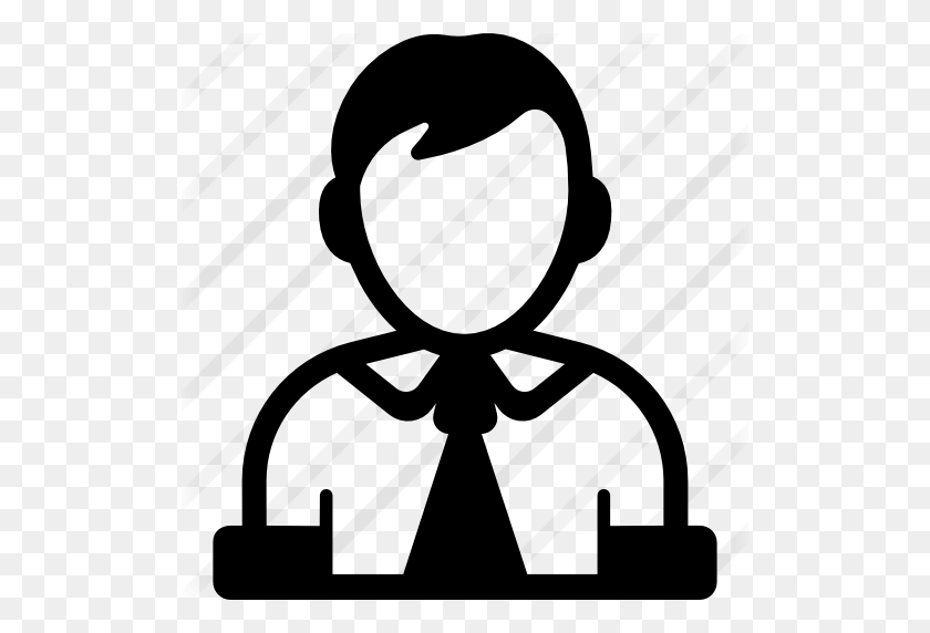 512x512 Office Worker Silhouette - People PNG Silhouette