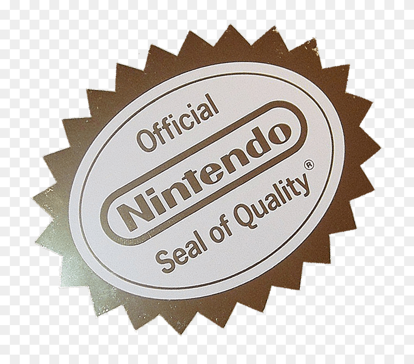 762x679 Official Nintendo Seal - Nintendo PNG
