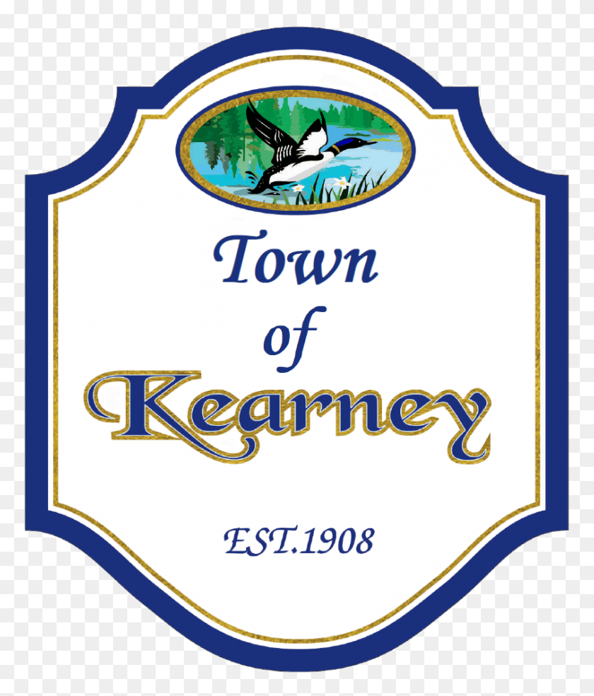 Official Town Of Kearney Shield Logo Transparent Town Of Kearney
