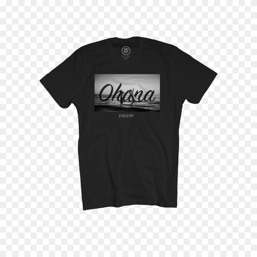 3000x3000 Camiseta Negra Ohana - Camisa Negra Png