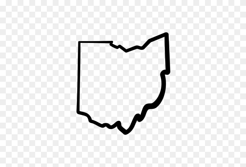 512x512 Ohio Clip Art State Outline - Tennessee State Clipart