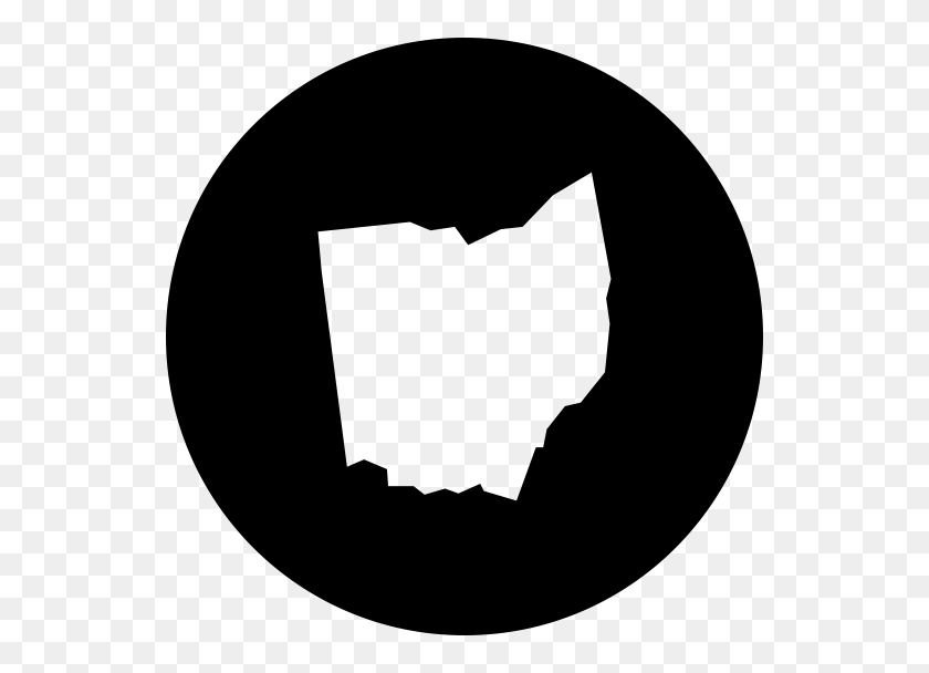 542x548 Resultados De Las Elecciones De Ohio Mapas Políticos - Ohio Png