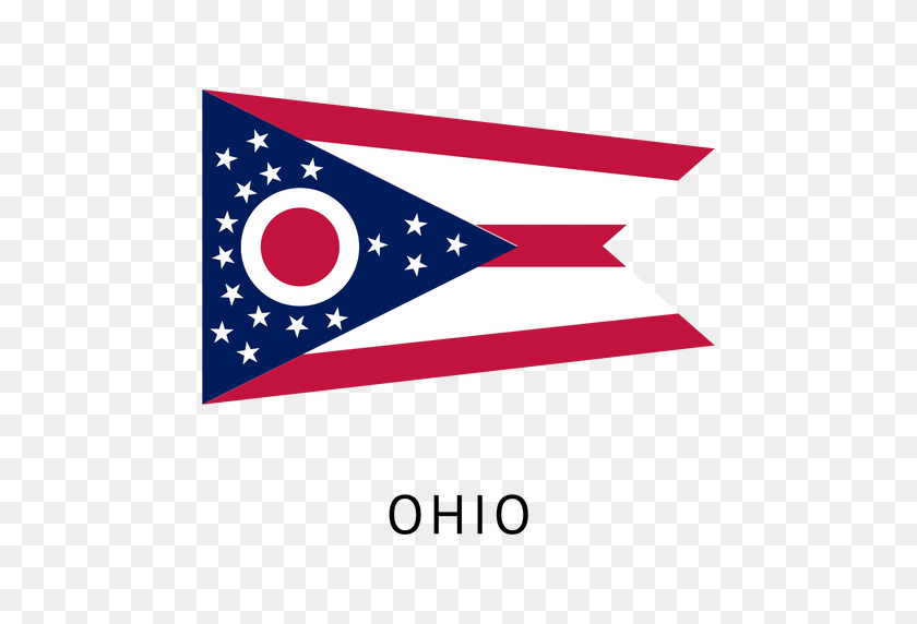 512x512 Bandera Del Estado De Ohio - Estado De Ohio Png