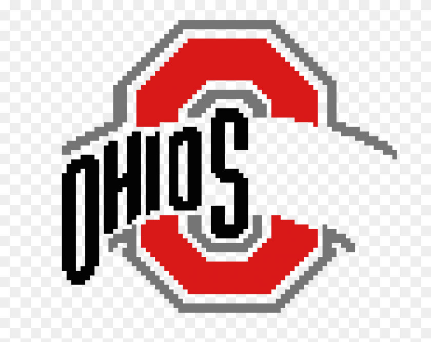 860x670 Estado De Ohio Logotipo De Pixel Art Maker - Estado De Ohio Png