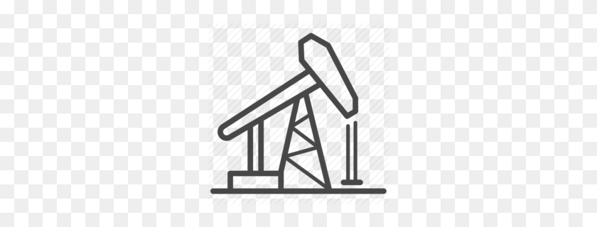 260x260 Oil Drilling Clipart - Water Well Clipart