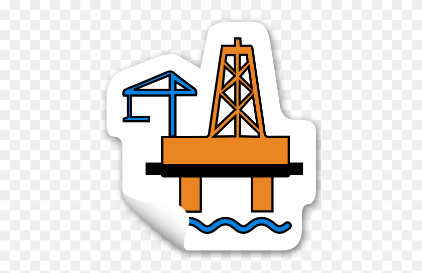 438x485 Нефтяная Буровая Установка Нефтяная Промышленность - Буровая Установка Клипарт