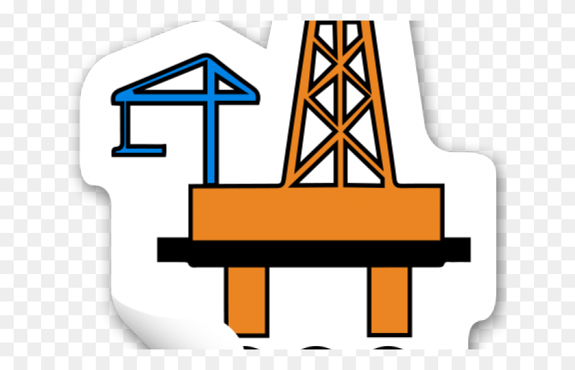 640x480 Нефтяная Буровая Установка Нефтяная Промышленность - Нефтяная Вышка Клипарт