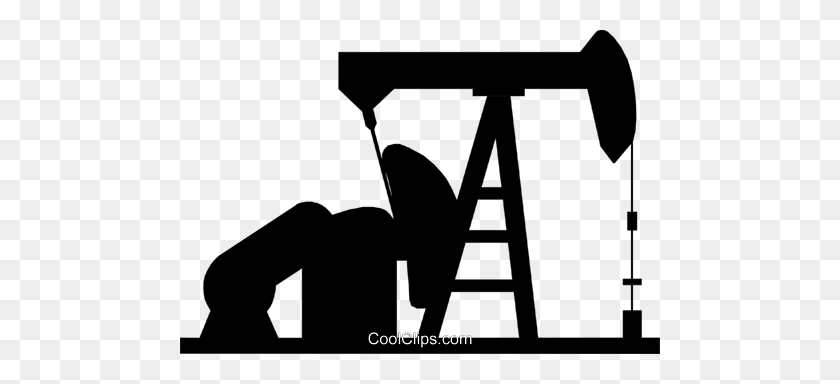 480x324 Oil Well Royalty Free Vector Clip Art Illustration - Well Clipart