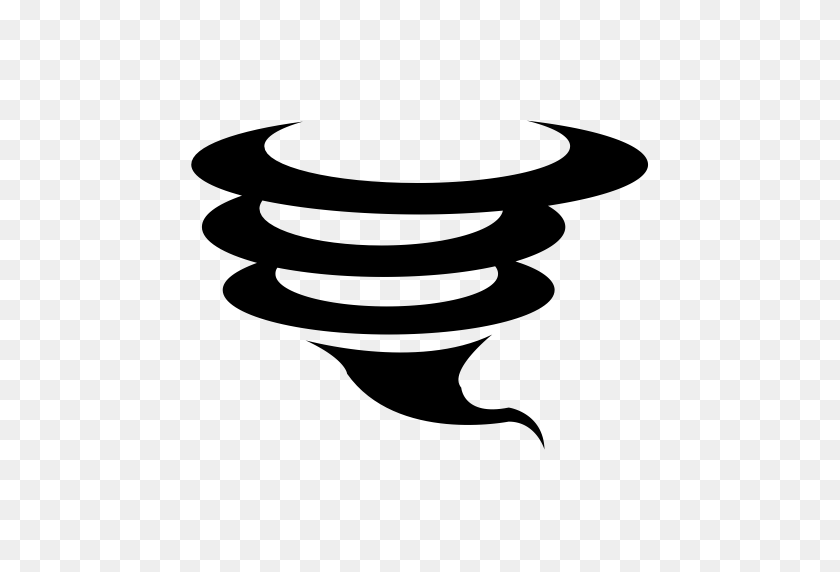 512x512 Oj Tornado Icon With Png And Vector Format For Free Unlimited - Tornado Clipart Black And White