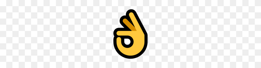160x160 Ok Hand Emoji En Microsoft Windows Anniversary Update - Ok Hand Emoji Png